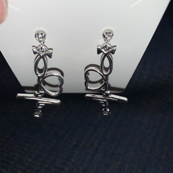 Handcrafted Silver-toned Fashion Earrings Medical Themed Drop Dangle - Picture 9 of 11